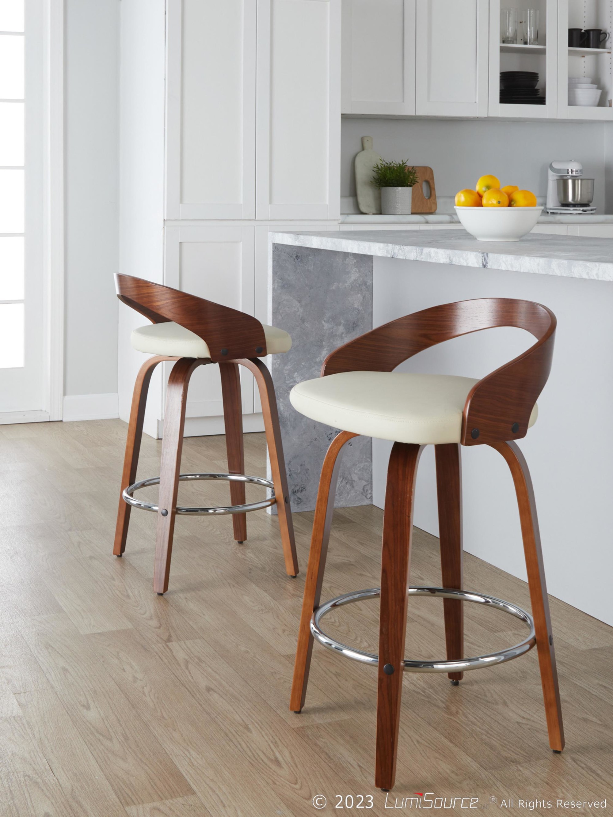Grotto 26" Fixed-height Counter Stool - Set Of 2